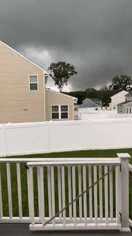 Funnel Cloud Looms Over Part of New Jersey Amid Tornado Warnings