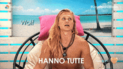 LoveIslandItalia reaction love tv show wolf GIF