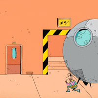 Space Delivery GIF by La Pastèque