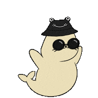 Scared Fun Sticker by Sappy Seals Community