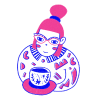 Girl Pink Sticker