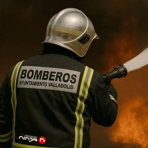 Castilla Y Leon Fire GIF by Formación Ninja
