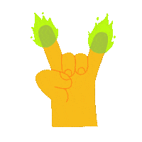 Rock And Roll Party Sticker