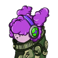 Meh Wink Sticker by Patrick Bezalel