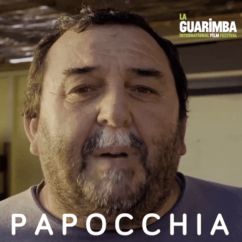 Italian Shut Up GIF by La Guarimba Film Festival