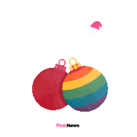 Christmas Ball Sticker by PinkNews