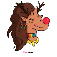 Christmas Holiday Sticker by PinkNews