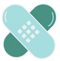 Band Aid Heart Sticker by MSNBC