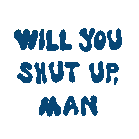 Lindsaykdoodles talking election shut up biden Sticker