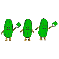 Dill Pickle Pickles Sticker by Bitchin' Sauce