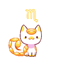 Zodiac Sign Cat Sticker by Mino Games