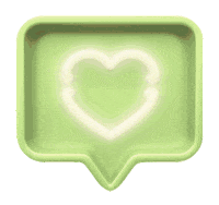 marimmborges heart like light neon Sticker