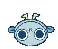 pongbong animation fish loading breaking Sticker
