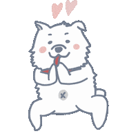 Happy Dog Sticker