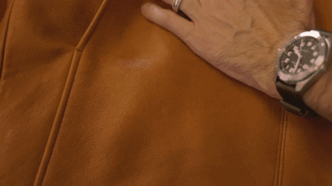 full grain leather jacket