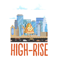 High-Rise Food Sticker by Blaze Pizza Middle East