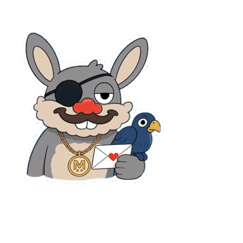 Miss U Love Letter Sticker