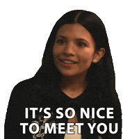 Warm Welcome Pleasure To Meet You Sticker by NETFLIX