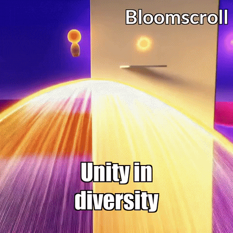 Unity Glow GIF by Bloomscroll