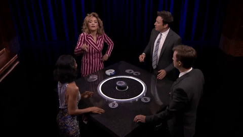 jimmy fallon point GIF by Rita Ora