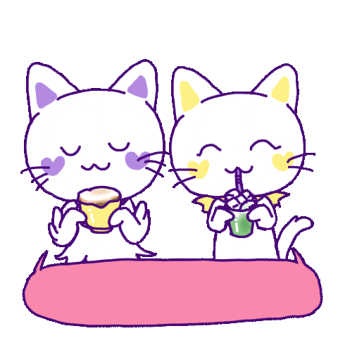 Coffee Time Drinking Sticker