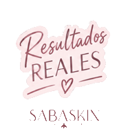 SABASKIN skincare before and after proof resultados Sticker