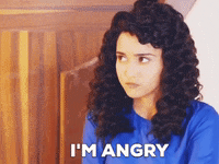 angry dont talk GIF