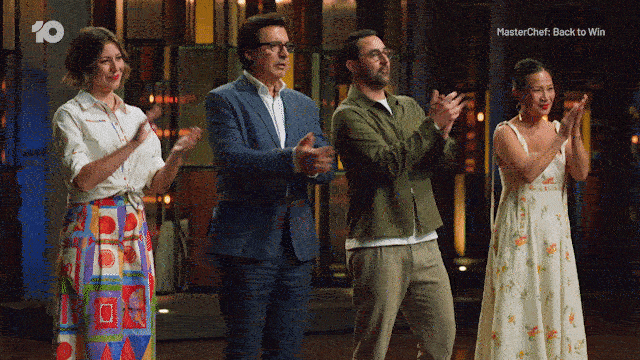 Andy Allen Clapping GIF by MasterChefAU