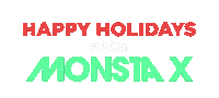 K Pop Christmas Sticker by Monsta X