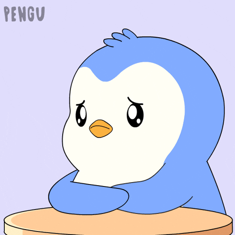 Bored Stressed Out GIF by Pudgy Penguins