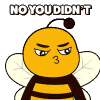 No You Didnt Plan B Sticker by Plan Bee Studios