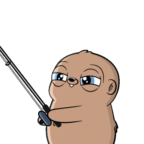 Come Here Gone Fishing Sticker by Fugz Official