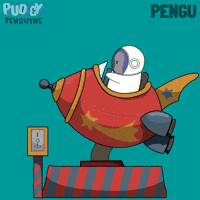 To The Moon Space GIF by Pudgy Penguins