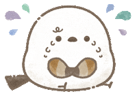 nakasan_ms bird かわいい 鳥 悲しい Sticker