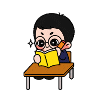 Book Reading Sticker