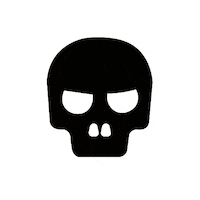Fire Skull Sticker
