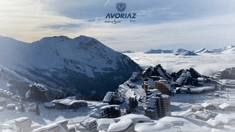 Avoriaz1800 giphygifmaker landscape avoriaz abovethecloud GIF