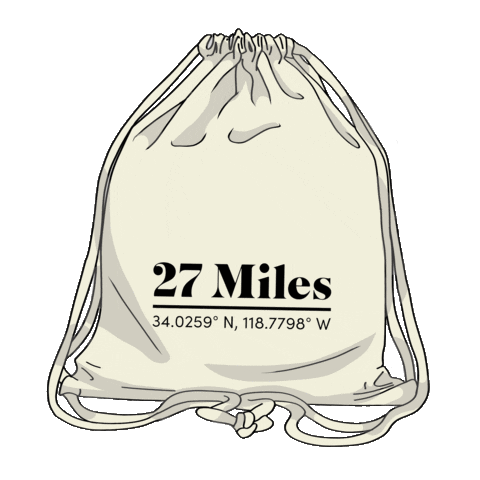 27MilesMalibu giphyupload shopping bag malibu Sticker