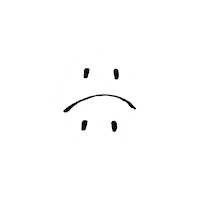 vagabondofficial smiley vagabond turn that frown upside down frowney Sticker