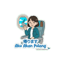Garudajapan Sticker by GarudaIndonesia