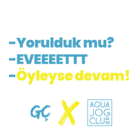 Sport Fitness Sticker by aquajogclub