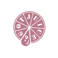 Drink Orange Sticker by La Fleur Bouquets