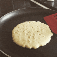 pancake satisfying GIF