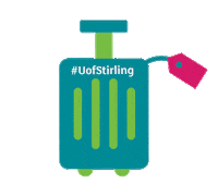 Moving On My Way Sticker by University of Stirling