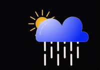 Raining Weather Forecast GIF