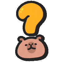 Capybara What Sticker