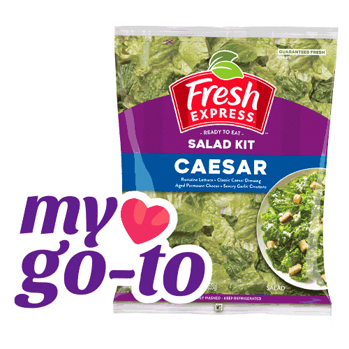 FreshExpress giphyupload salad salad kit caesar salad Sticker