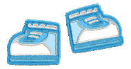Sneakers Dairy Sticker
