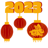New Year Rabbit Sticker by Jack0_o