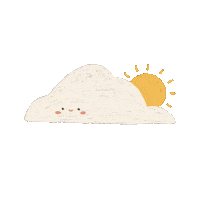 axshei happy summer sun cloud Sticker